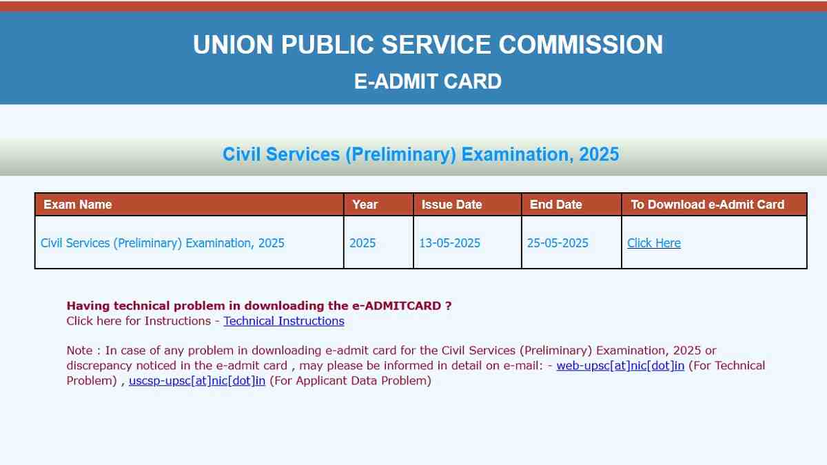 UPSC CSE Apply Online at official website upsc.gov.in, Apply Today for ...
