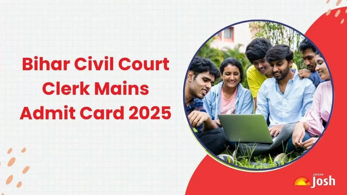 Bihar Civil Court Clerk Mains Admit Card 2025