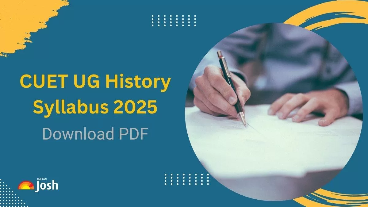 Get here the complete CUET UG Syllabus for History