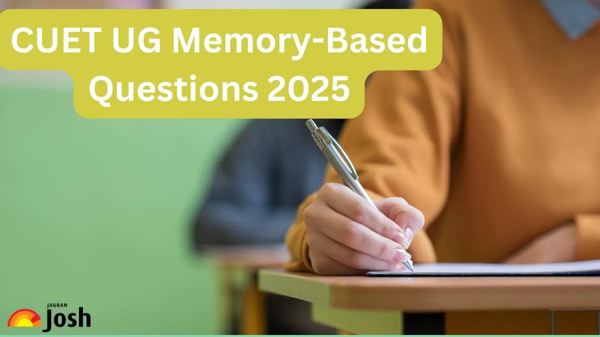CUET UG Memory-Based Questions 2025