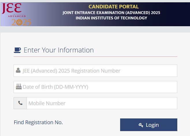 jee advanced admit card 2025 