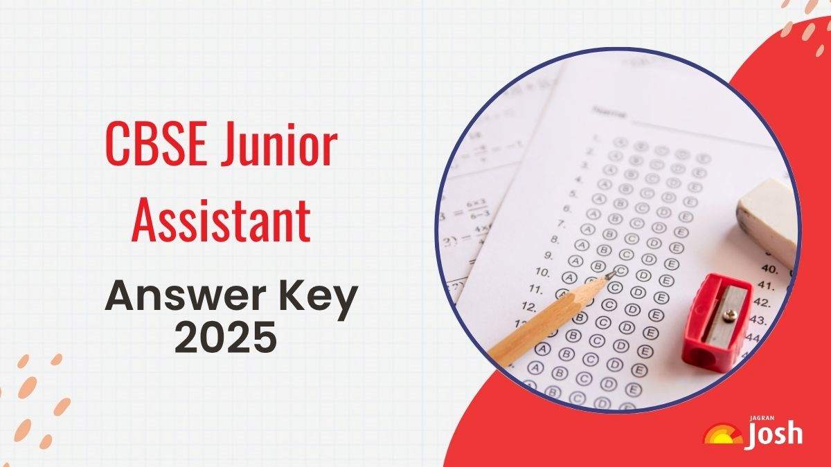 CBSE Junior Assistant Answer Key 2025: Download Final Response Sheet PDF at cbse.gov.in