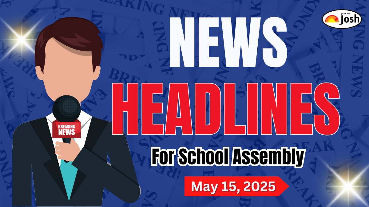 Today's School Assembly Headlines (15 May 2025):India moves forward to be a vital industry, India achieves fastest 5G rollout with 4.7 lakh, Khelo India events in Delhi conclude with Other News