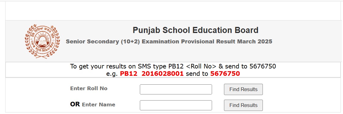 PSEB 12th Result 2025 Roll Number: Download Your Senior Secondary Class 12 Scorecard By Name and Roll No Here