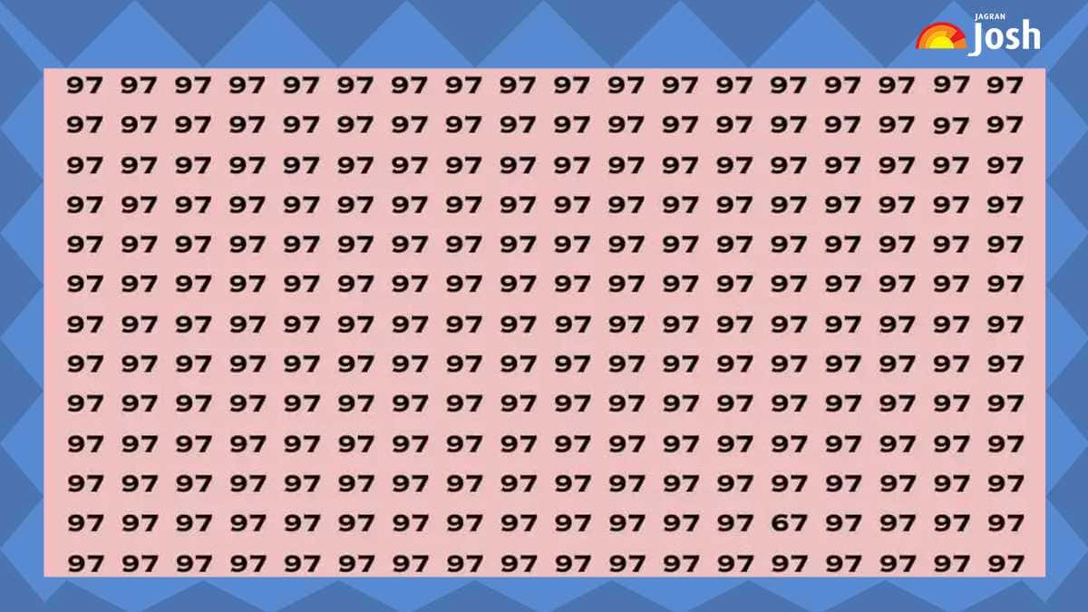 You have HD vision if you can find 67 in 6 seconds!