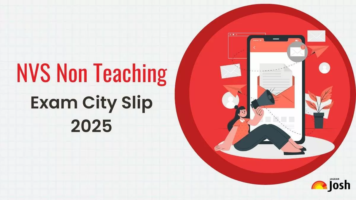 NVS Non Teaching Exam City Slip 2025