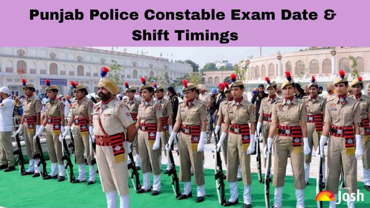 Punjab Police Constable Exam Date 2025: Check Revised Exam Schedule and Timings 