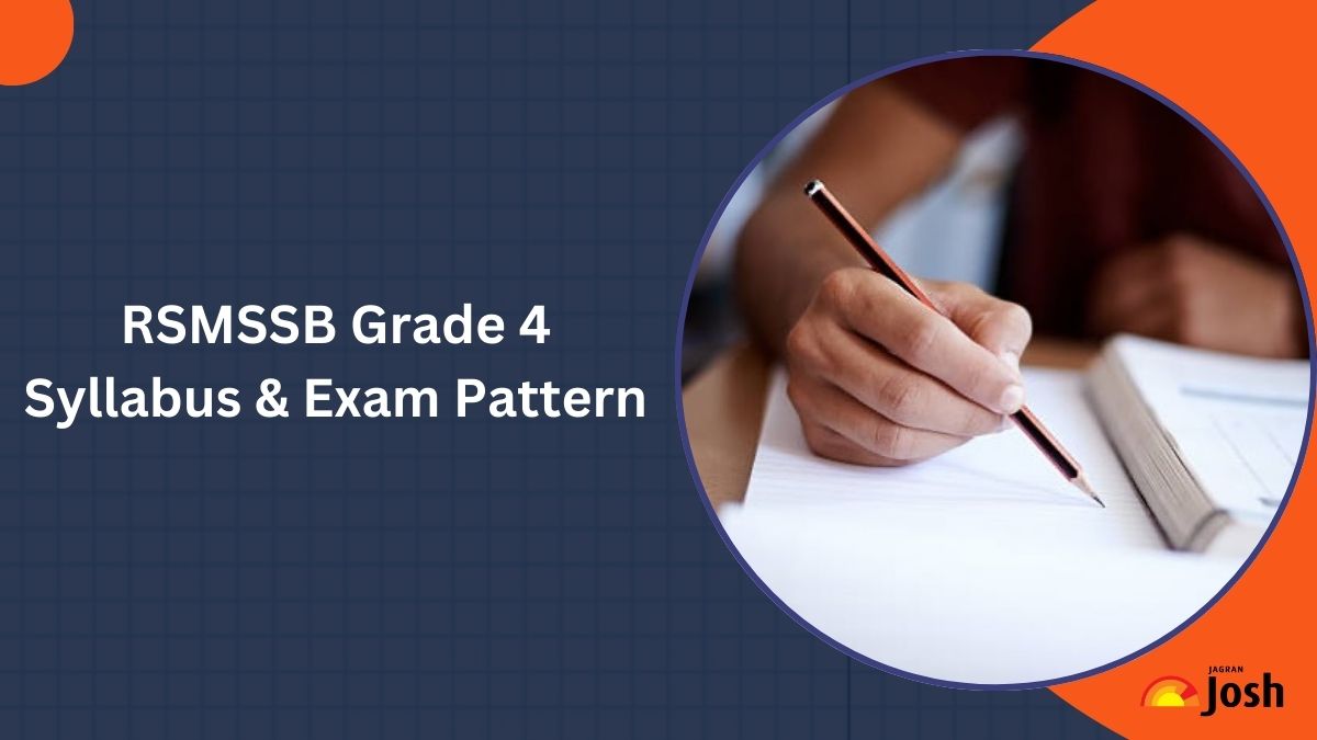 RSMSSB 4th Grade Syllabus 2025 Revised: Check Rajasthan Grade D Exam Pattern, Syllabus PDF