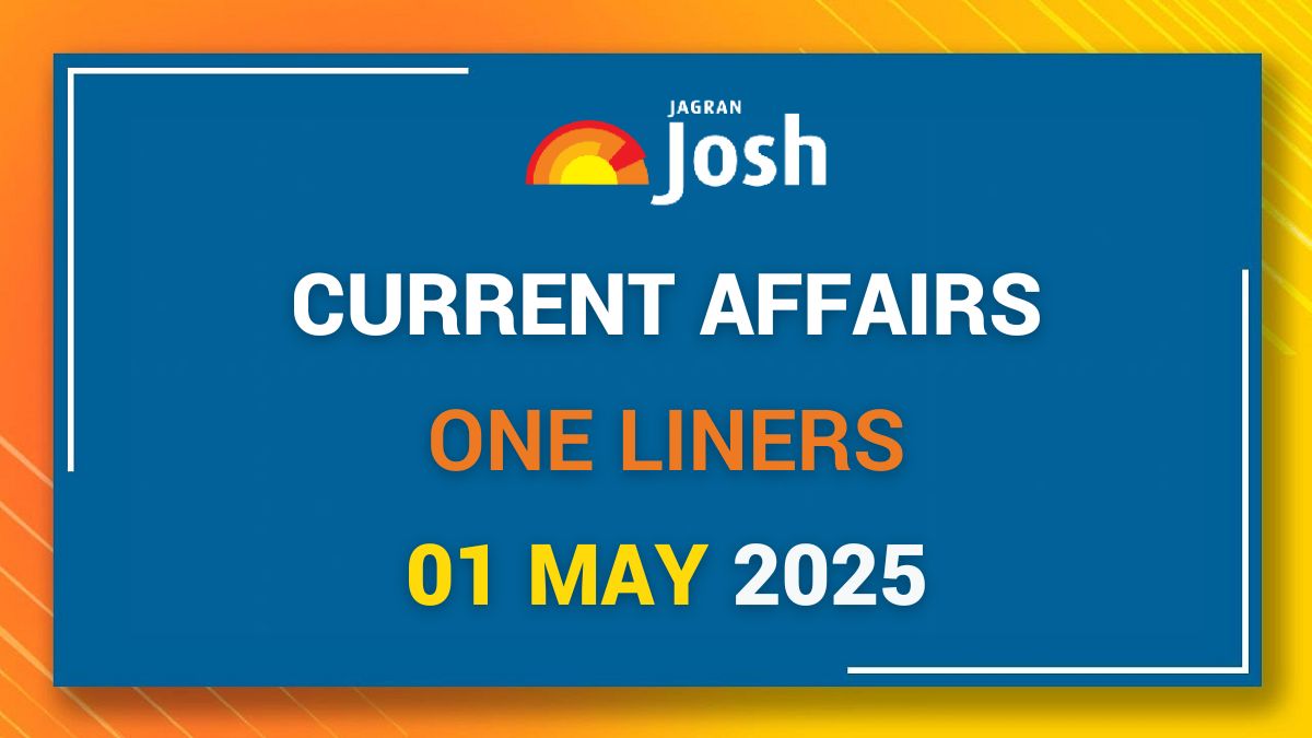 Current Affairs One Liners – 01 May 2025: Vice Chief of the Air Staff