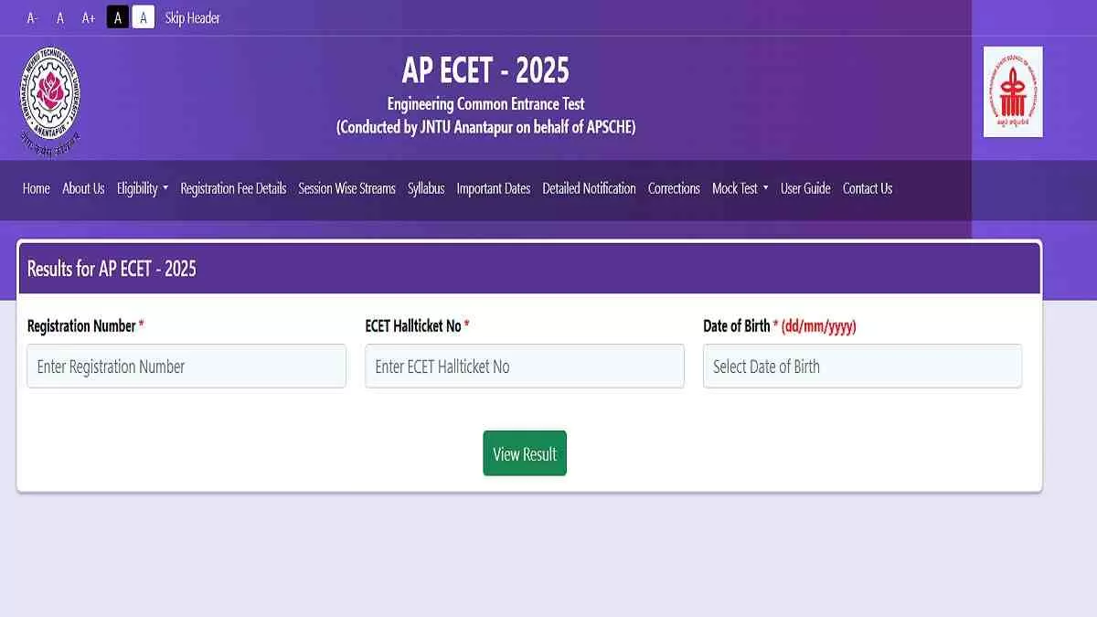 AP ECET 2025 Result Released 