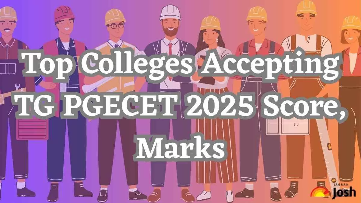 Top Colleges Accepting TG PGECET 2025 Score Marks