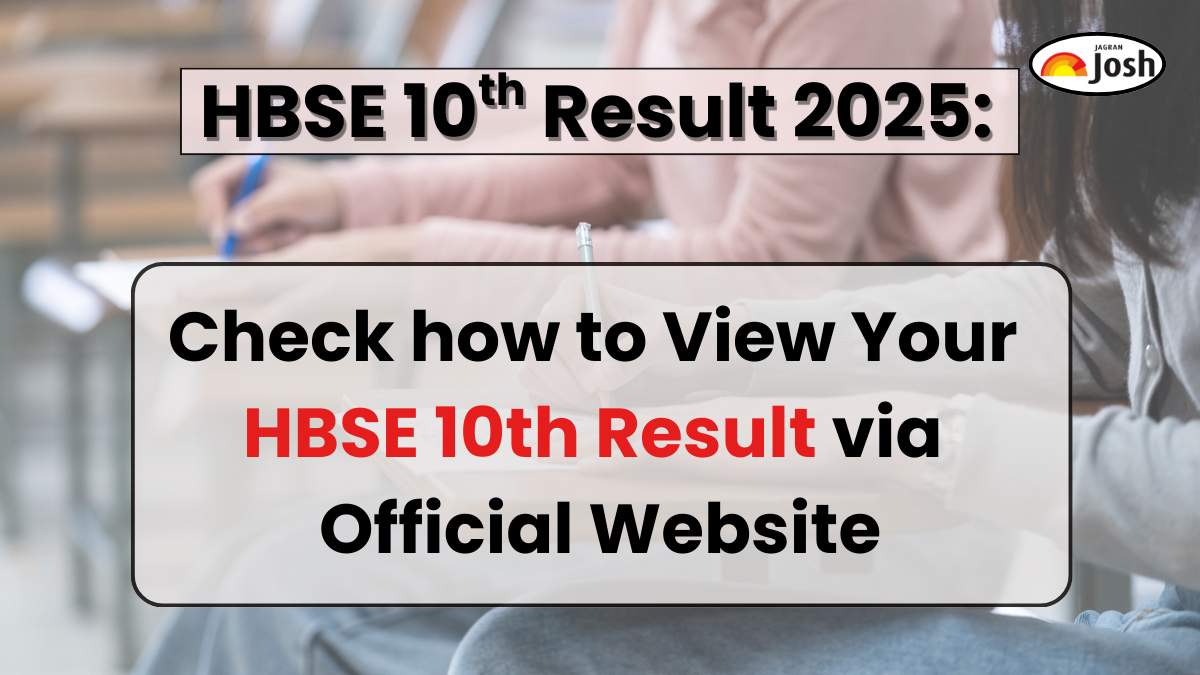 HBSE 10th Result 2025 Roll Number: Check Haryana Board Class 10th Result Online - Direct Link Here