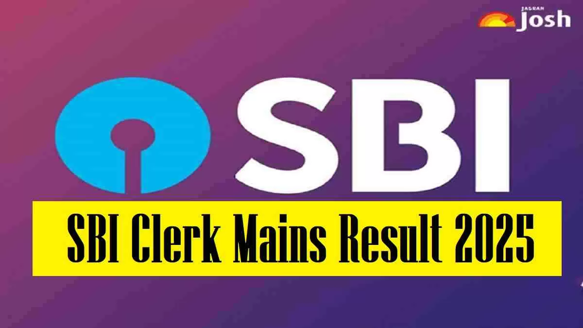 SBI Clerk Mains Result 2025