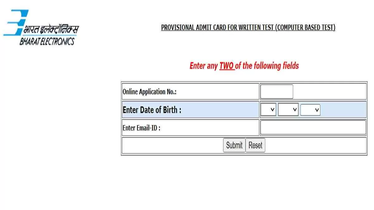Get all details about BEL Admit Card 2025 here