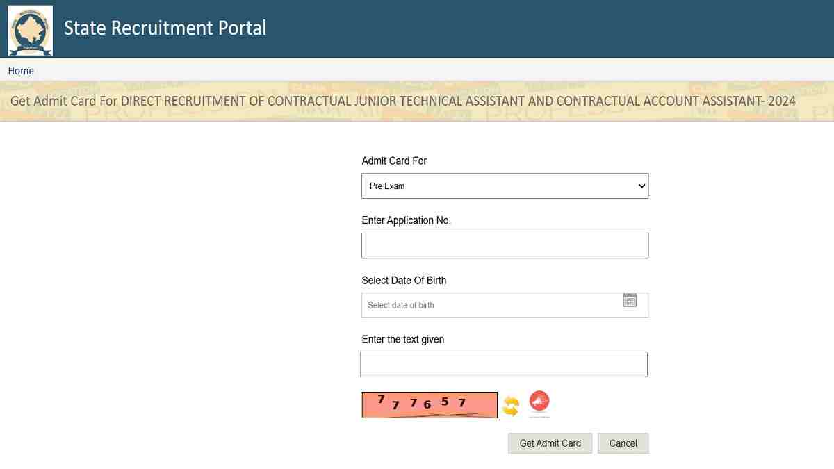 RSSB JTA Admit Card 2025 Out, Download Junior Technical Assistant Hall Ticket at rssb.rajasthan.gov.in,Check details here 