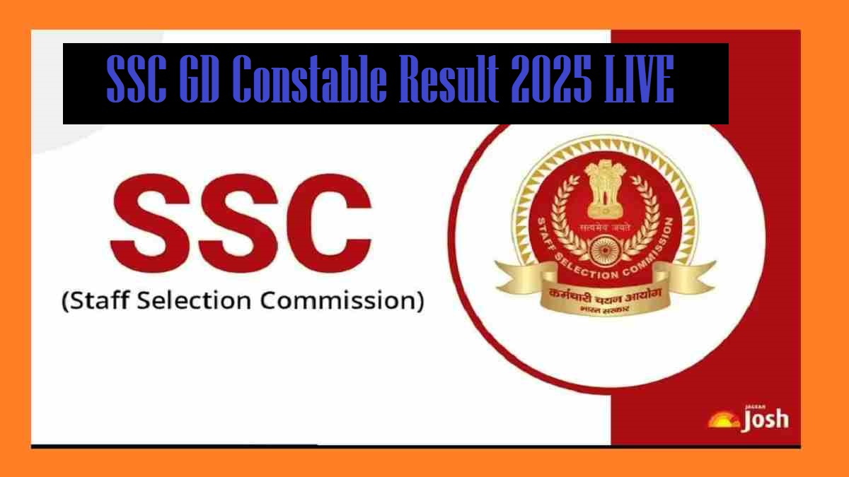 SSC GD Constable Result 2025 LIVE