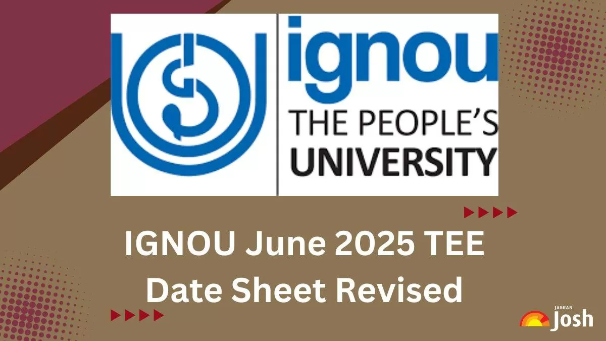 IGNOU June 2025 TEE Date Sheet Revised