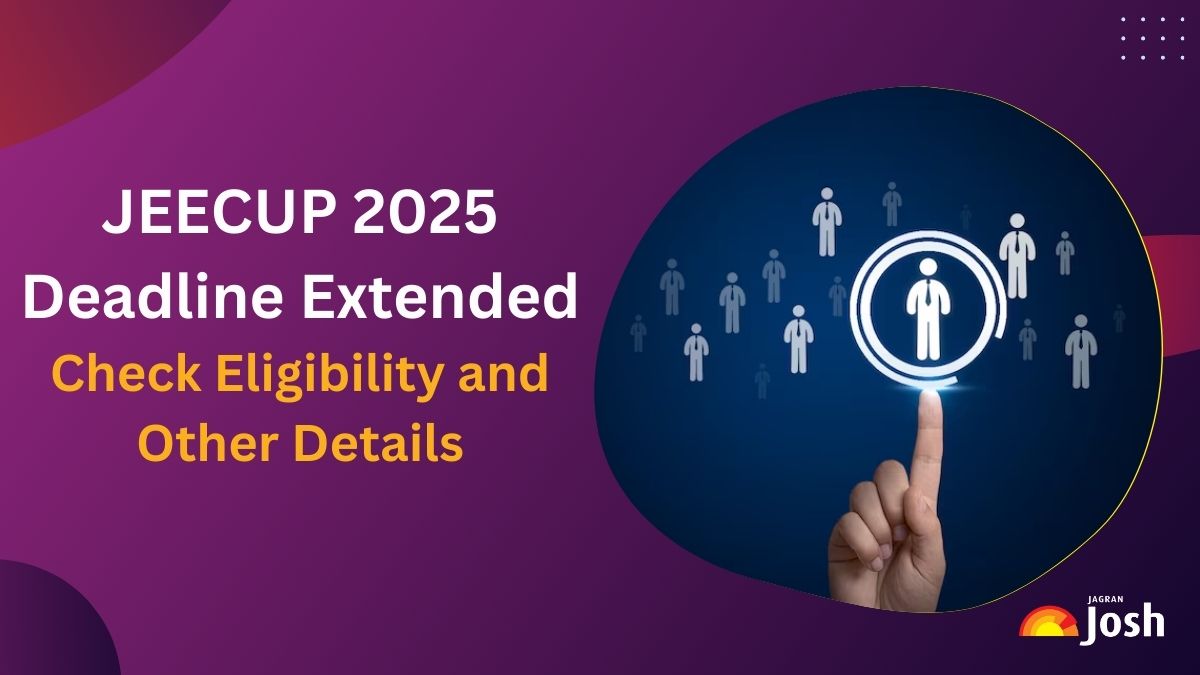 JEECUP 2025 Deadline Extended; Apply online at jeecup.admissions.nic.in, Check Eligibility