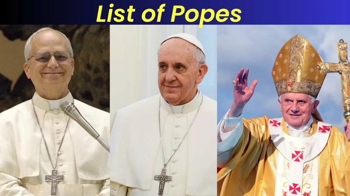 List of Popes in the 20th and 21st Century
