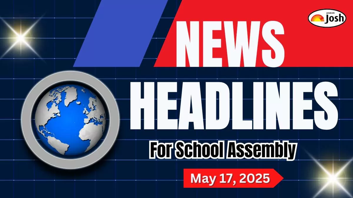 Get here today’s and tomorrow news headlines in English for School Assembly
