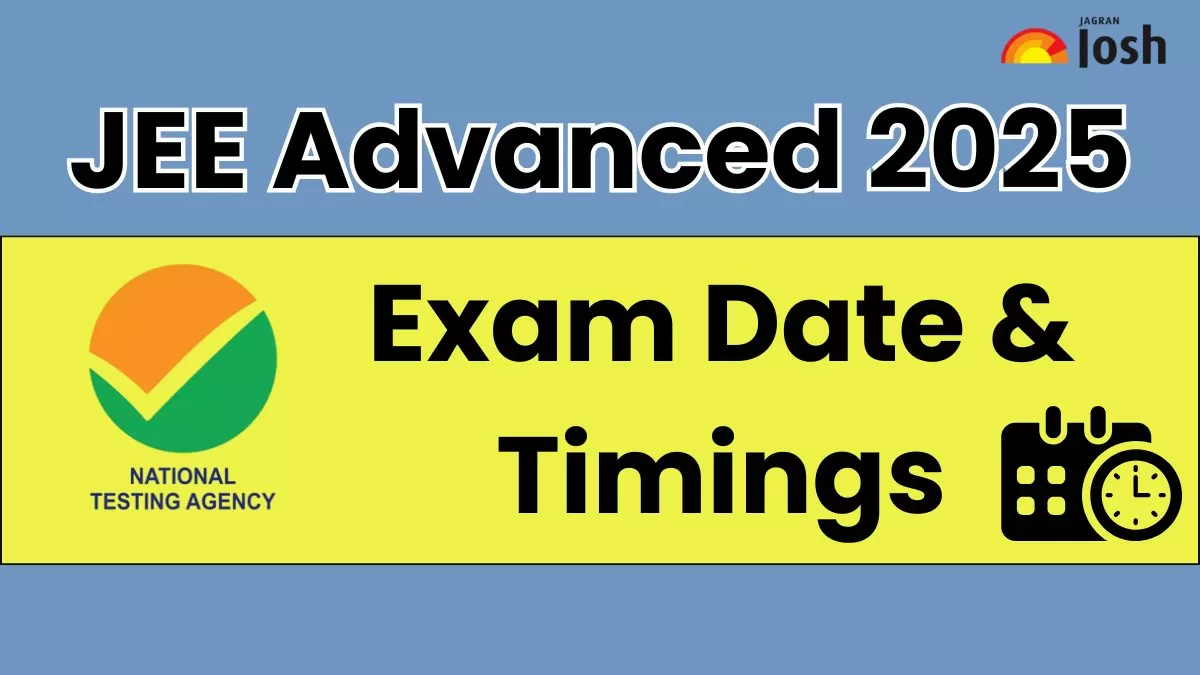 JEE Advanced Exam Date 2025: Paper Timings, Duration & Important Details