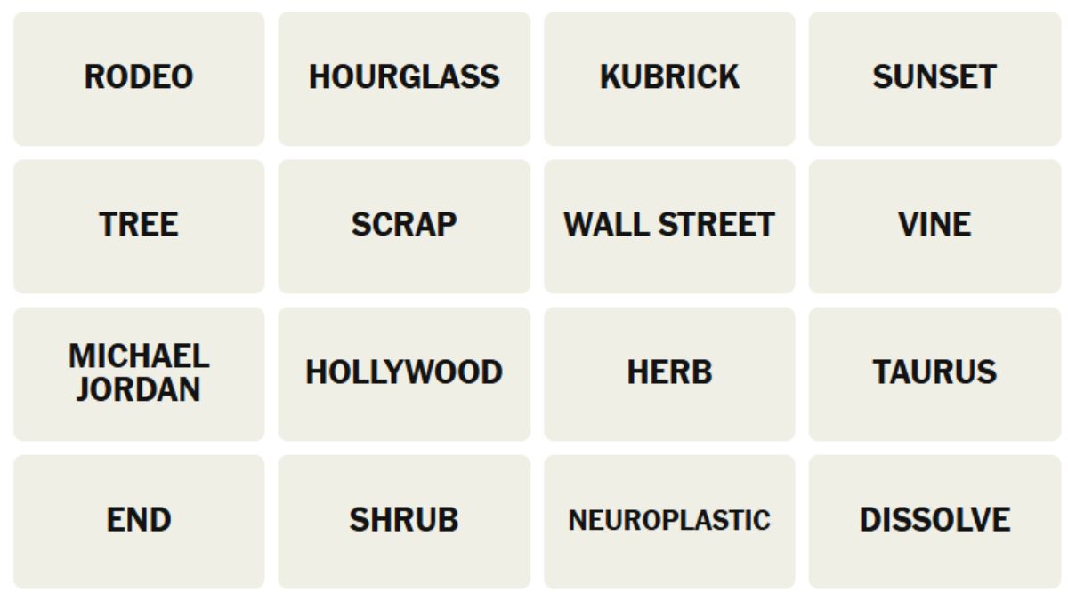 NYT Connections Hints May 16
