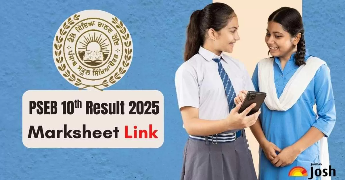 PSEB 10वीं रिजल्ट 2025 यहां ऑनलाइन चेक करें मार्कशीट