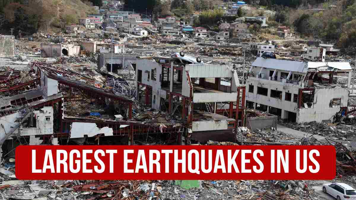 List of the Largest Earthquakes in US History