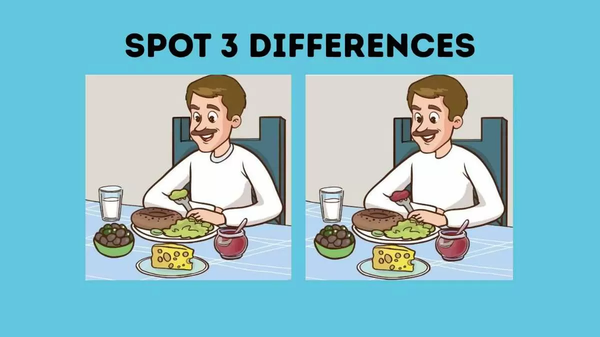 Spot 3 differences in 25 seconds