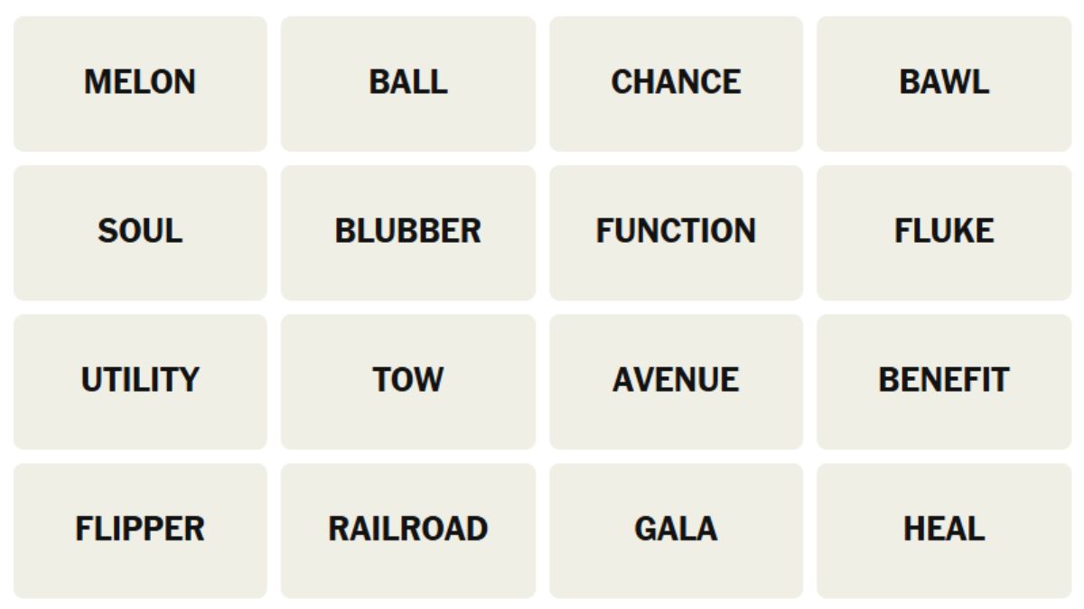 NYT Connections Hints May 19