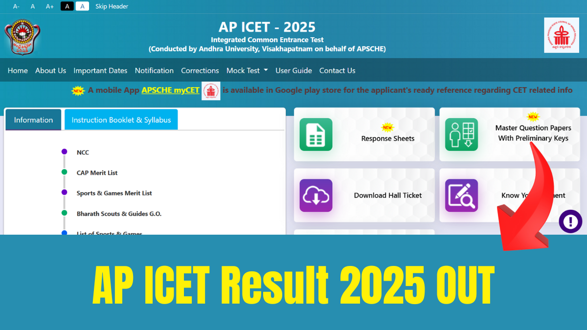 AP ICET Result 2025 Out
