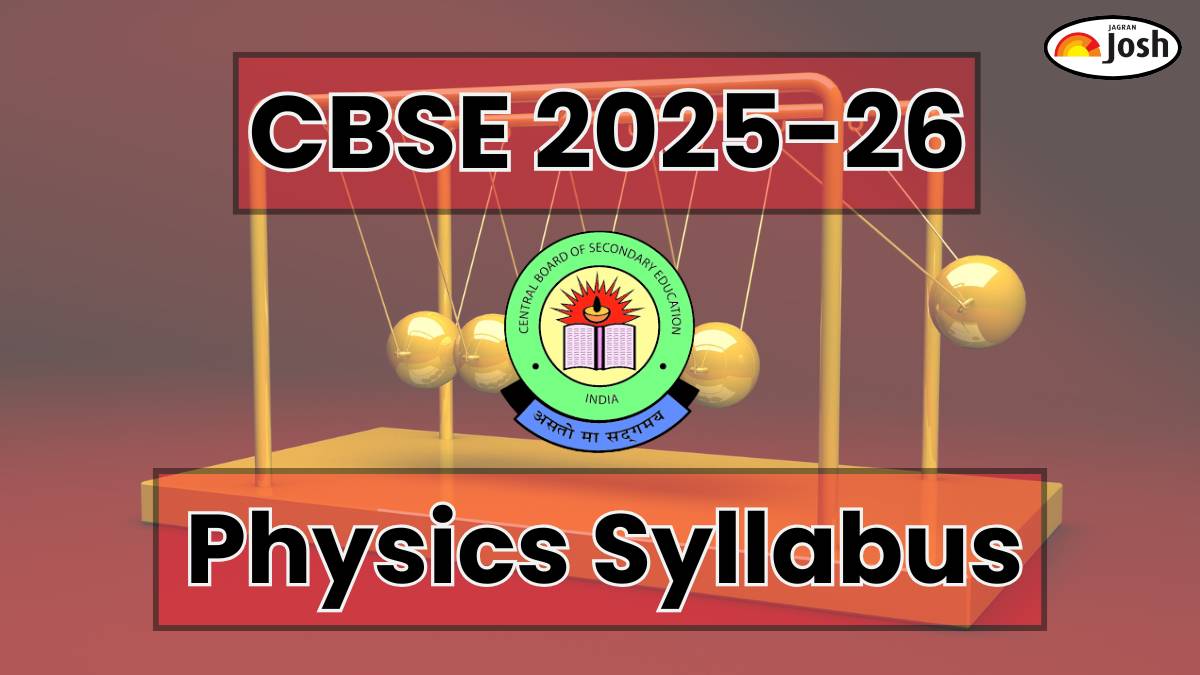 CBSE Class 12 Physics Syllabus 2025-26 PDF Download; Check Marking Scheme 