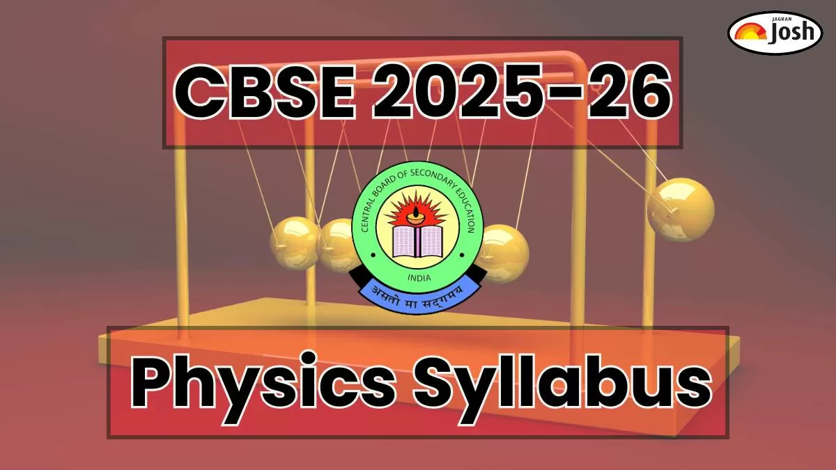 CBSE Physics Class 12 Syllabus 2025-2026 PDF for Download; Check Exam Pattern