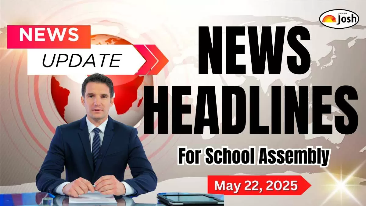 Get here today’s and tomorrow news headlines in English for School Assembly