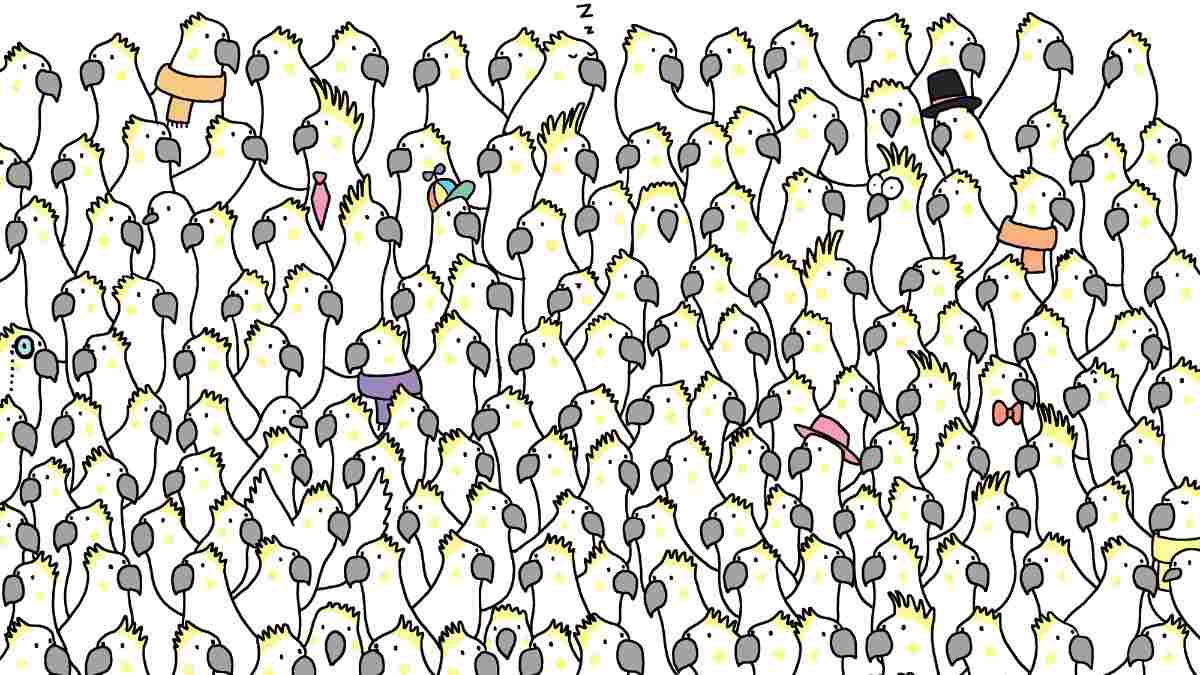 Picture Puzzle IQ Test: Only 1 in 100 can spot the hidden doves in 5 seconds!