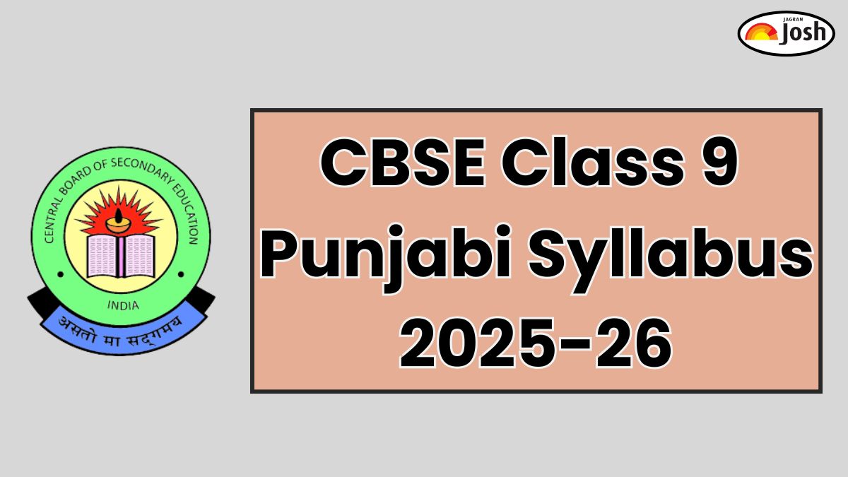 CBSE Class 9 Punjabi Syllabus 2025-26 PDF Download; Check Marking Scheme