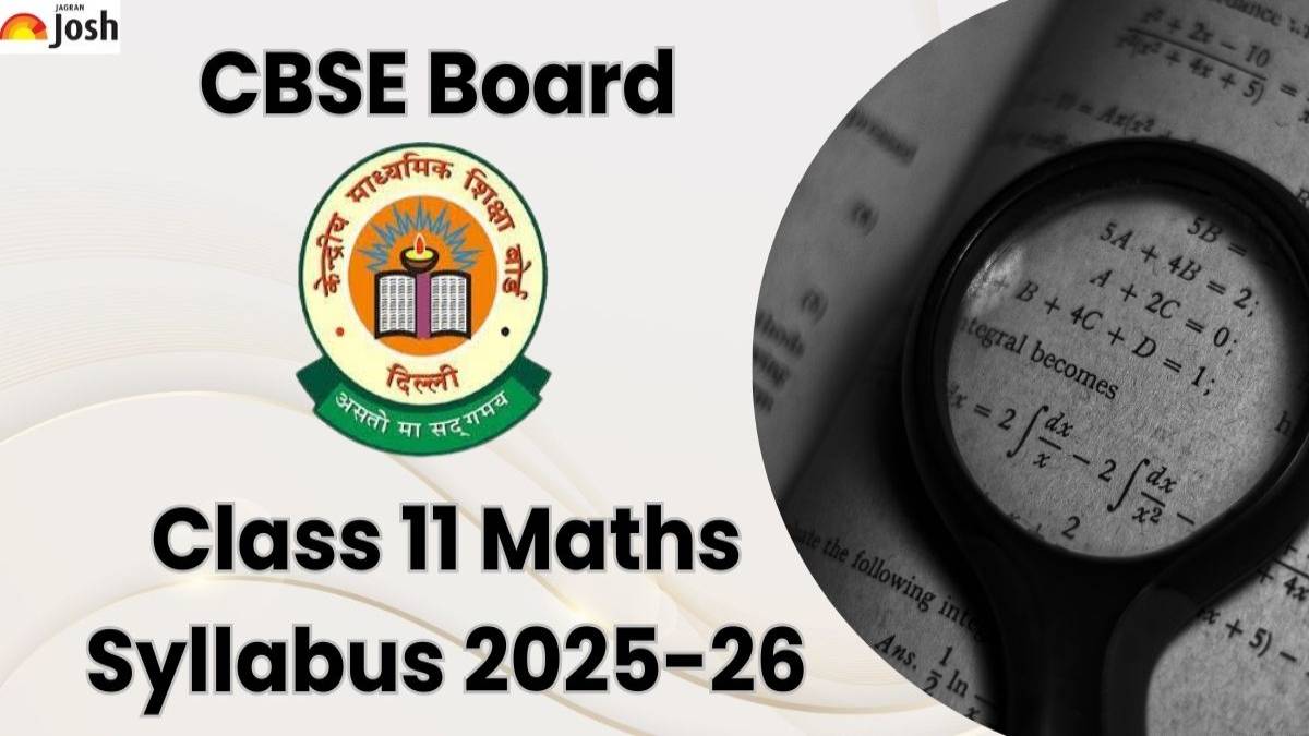 CBSE Class 11 Maths Syllabus 2025-26: Download Free PDF