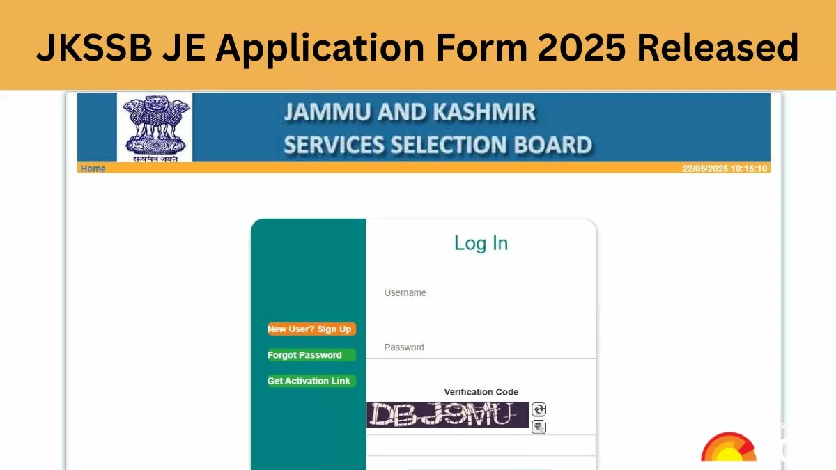 JKSSB JE 2025 Registration Begins, Apply for 508 Junior Engineer Posts