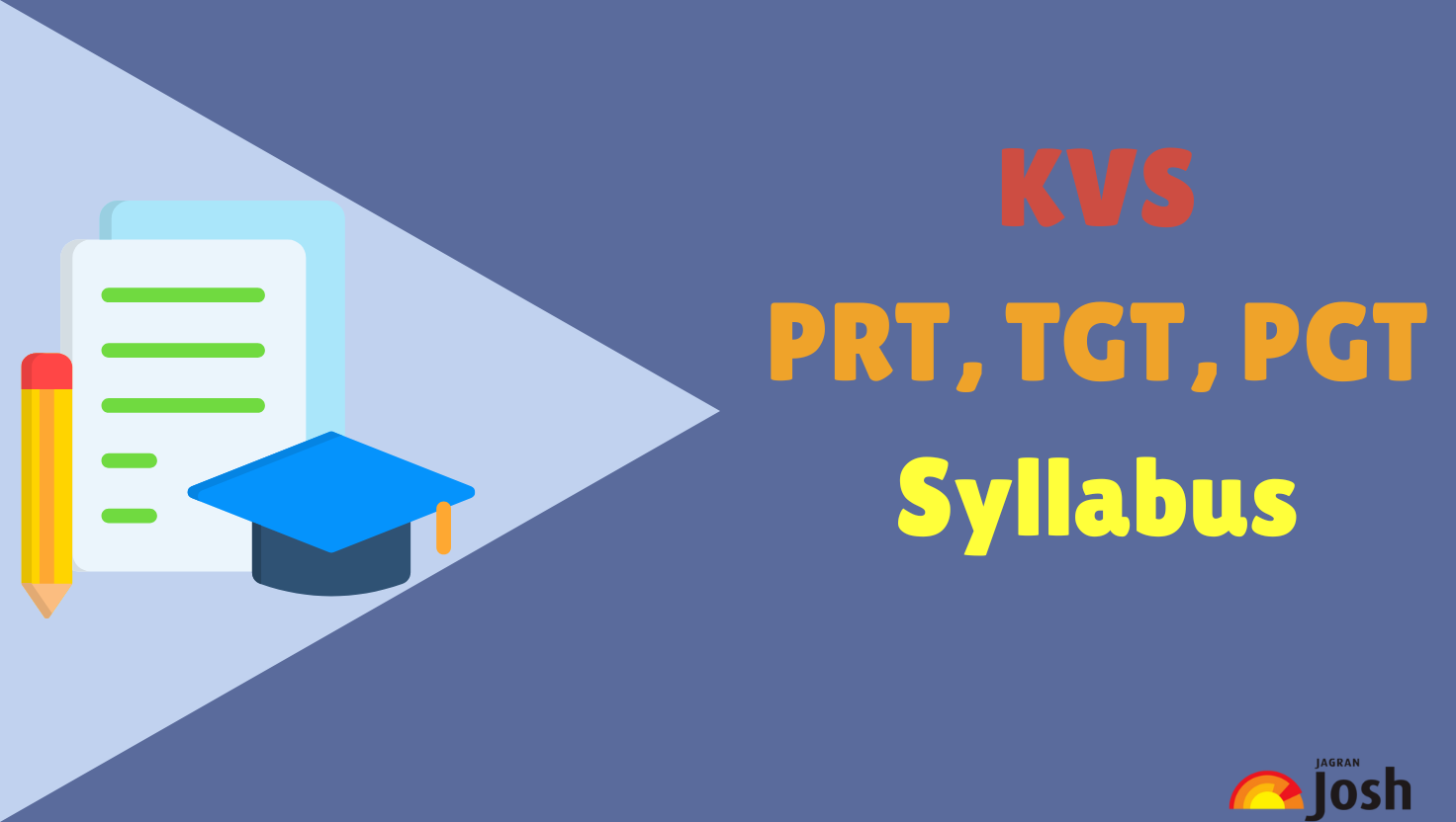 KVS Syllabus 2025 for PRT, TGT and PGT Post: Download Subject Wise Syllabus PDF