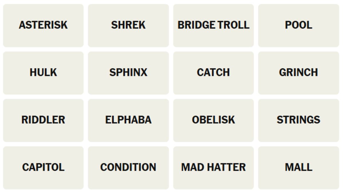 NYT Connections Hints May 22