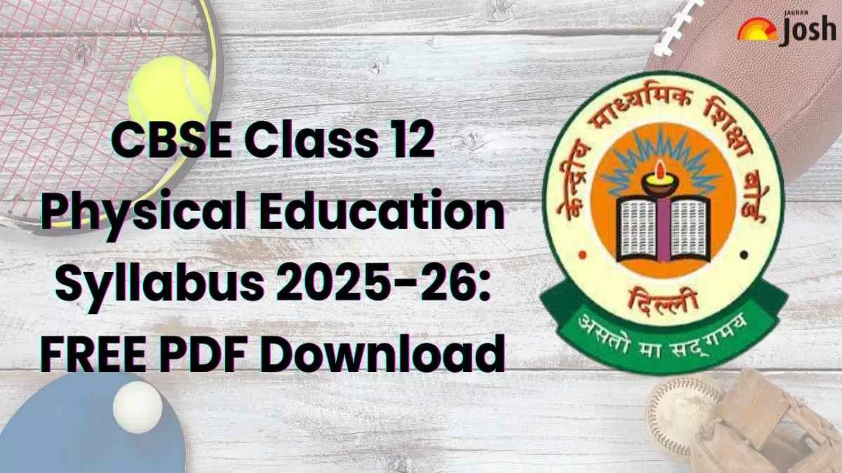 CBSE Class 12 Physical Education Syllabus 2025-26