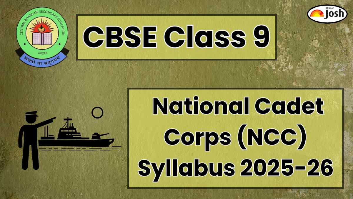 CBSE Class 9 National Cadets Corp (NCC) Syllabus 2025-26 PDF Download; Check Marking Scheme