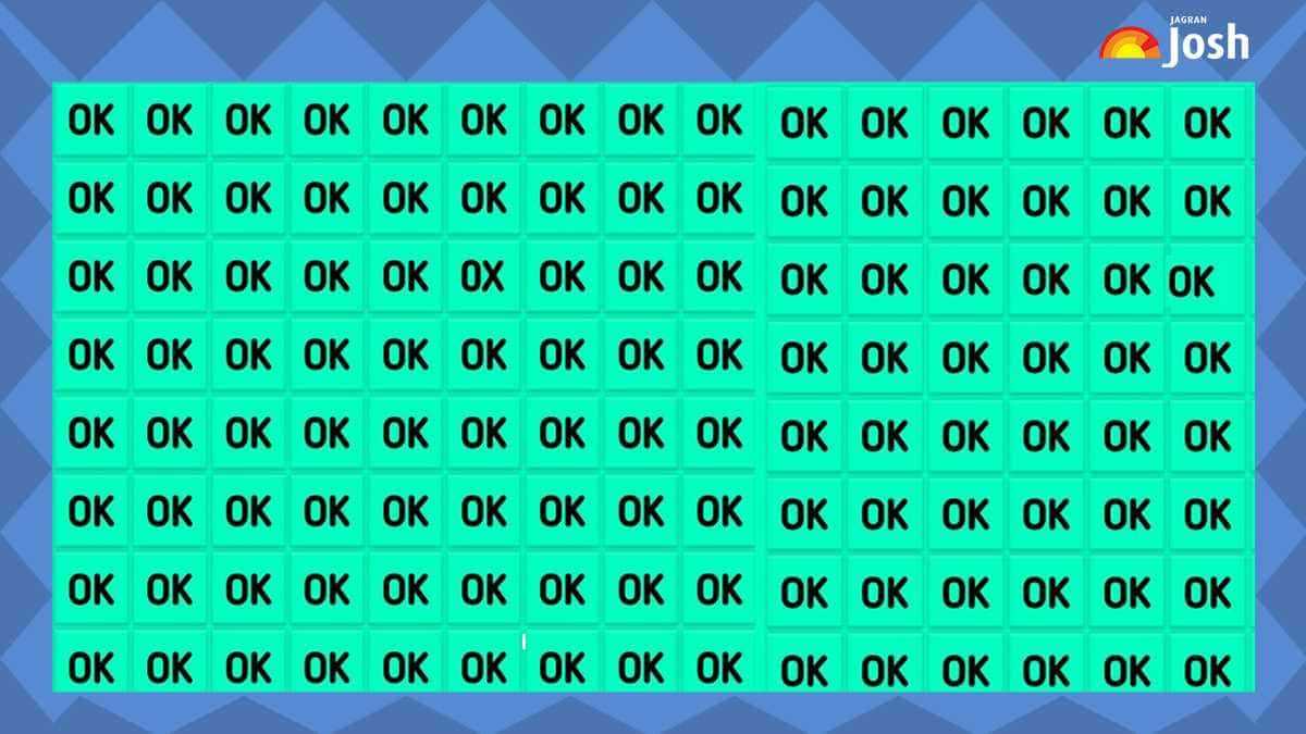 You have eagle eyes if you can spot OX in 5 seconds!