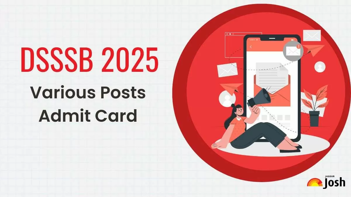 DSSSB Various Post Admit Card 2025