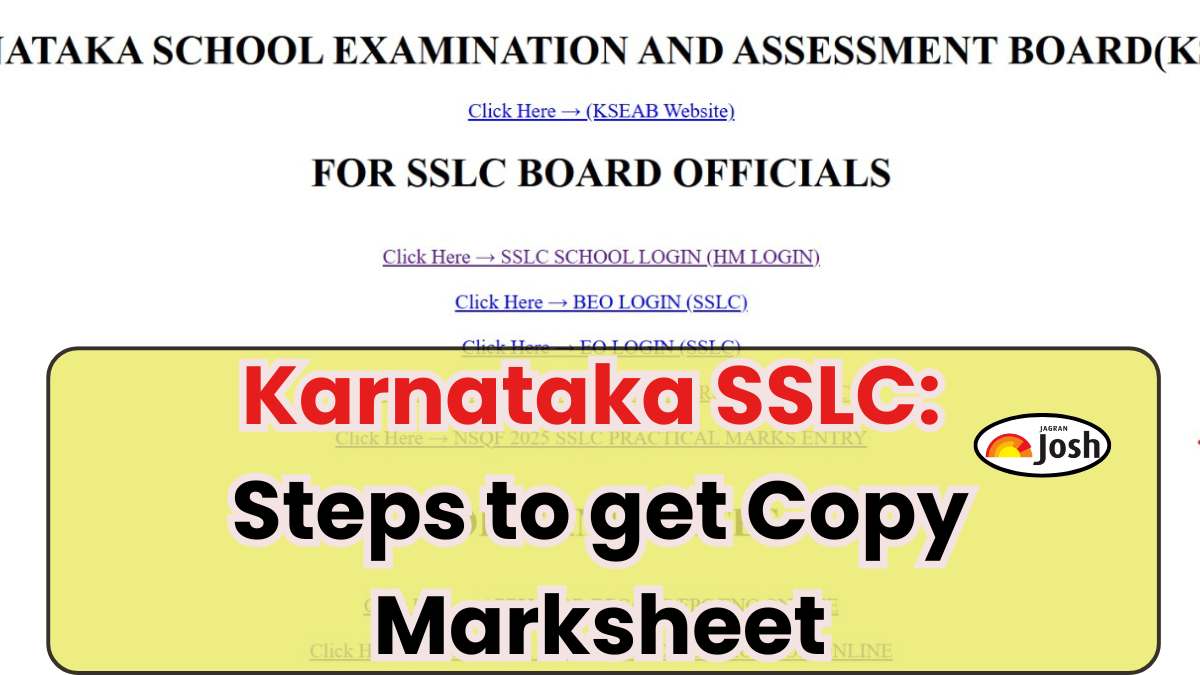 Karnataka SSLC Examination Result 2025: GET KSEAB 10th Marksheet Copy and Marks Card, Check Online Here