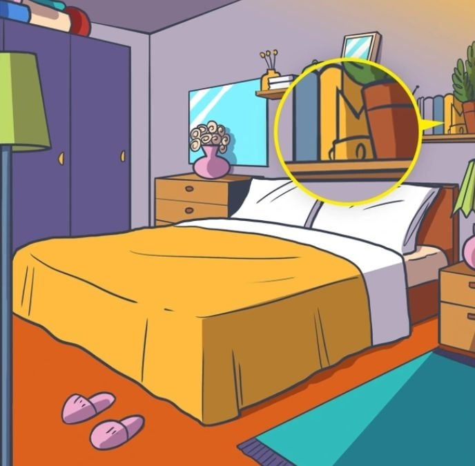 Illusion Pictures With Hidden Images With Answers Optical Illusion IQ Test: There Is A Crown Hidden In This Room! Can You