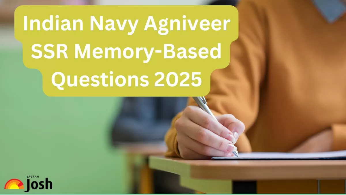 Indian Navy Agniveer SSR Memory-Based Questions 2025