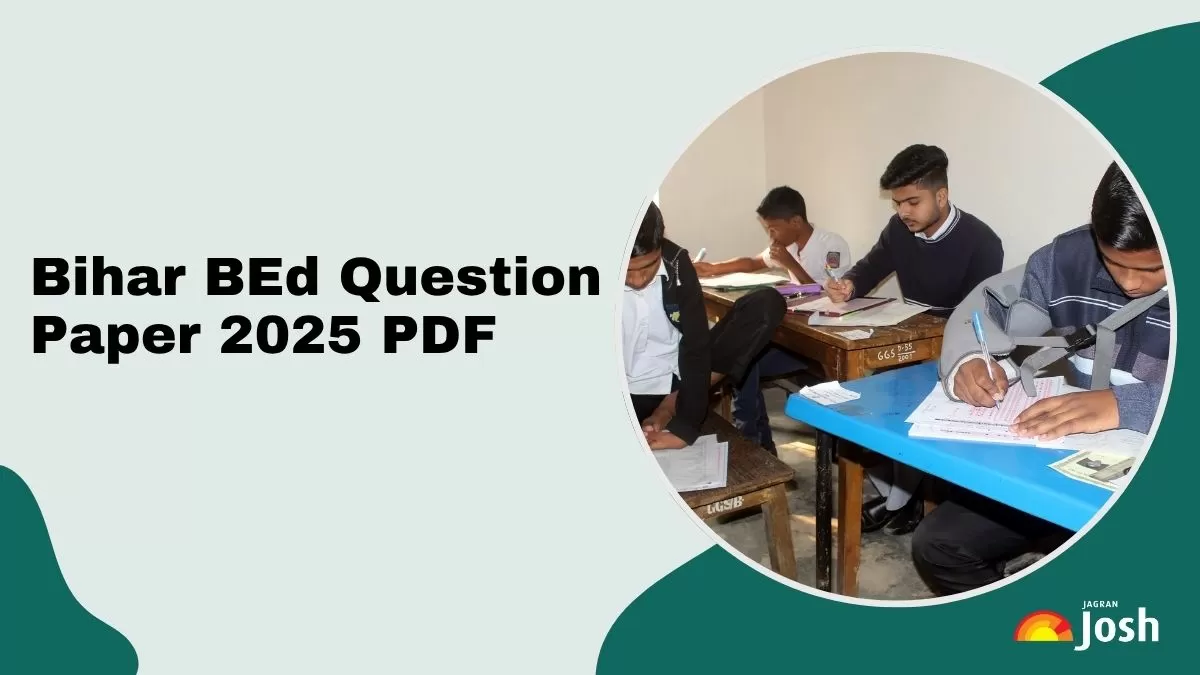 Bihar BEd Question Paper PDF Download