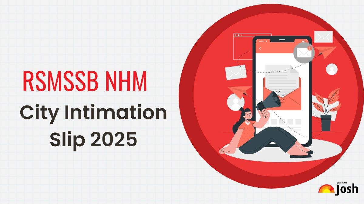 RSMSSB NHM Exam City Slip 2025 out at rssb.rajasthan.gov.in, Get Direct Link and Steps to Download