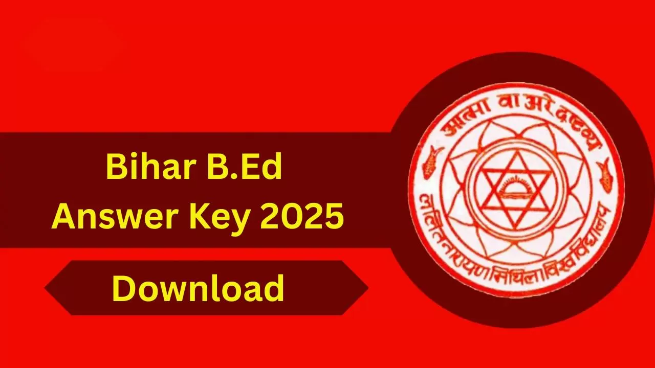 Bihar B.Ed Answer Key 2025